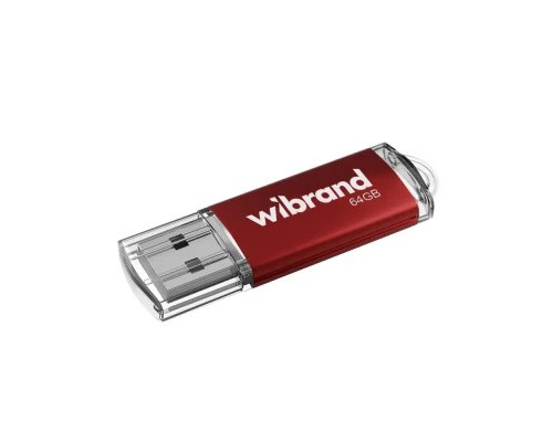 USB флеш накопичувач Wibrand 64GB Cougar Red USB 2.0 (WI2.0/CU64P1R) 