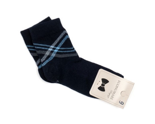 Шкарпетки дитячі BNM зі смужками (M0C0101-1084-9B-blue)