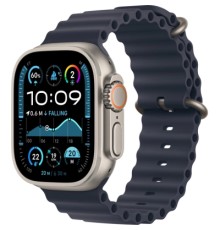 Смарт-годинник Apple Watch Ultra 2 2024 GPS + Cellular 49mm Natural Titanium Case with Navy Ocean Band (MX4D3UL/A)