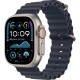 Смарт-годинник Apple Watch Ultra 2 2024 GPS + Cellular 49mm Natural Titanium Case with Navy Ocean Band (MX4D3UL/A)