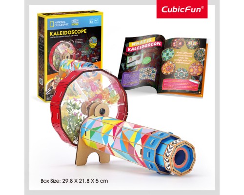 Пазл Cubic Fun Набір для моделювання STEM Калейдоскоп (DS1090h)