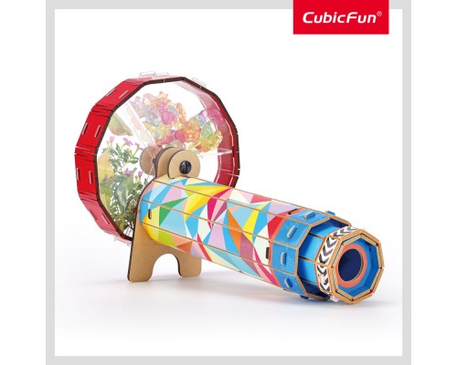 Пазл Cubic Fun Набір для моделювання STEM Калейдоскоп (DS1090h)
