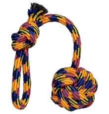 Іграшка для собак Nunbell Мотузкова М'яч з петлею 38 см (YM0184)