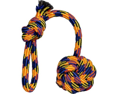 Іграшка для собак Nunbell Мотузкова М'яч з петлею 38 см (YM0184)
