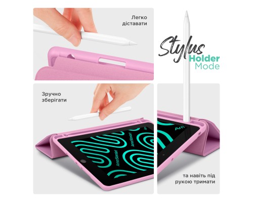 Чохол до планшета Armorstandart Smart Fold Pen Apple iPad Pro 13 (2024) Pink (ARM78142)
