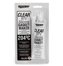 Герметик автомобільний Runway Clear RTV Silicone 85г (RW8502)