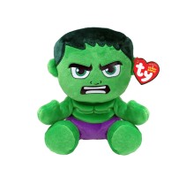 М'яка іграшка Ty Marvel Халк 15 см (44004)