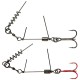 Оснащення Savage Gear SS Corkscrew Stinger 3G 1X 1/0 35kg Red + BN (2 шт/уп) (1854.17.86)