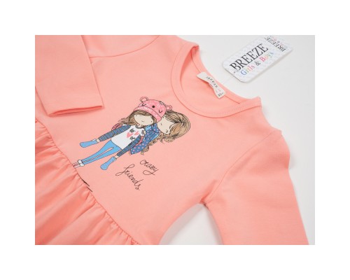 Плаття дитяче Breeze з дівчатками (20852-116G-peach)