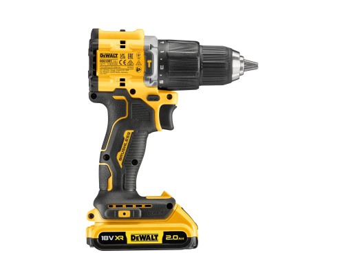Шуруповерт DeWALT ударний XR Li-Ion 18 В 2 Ач, 68 Нм, 0-450/0-1650 об/хв, TSTAK (DCD100YD2T)