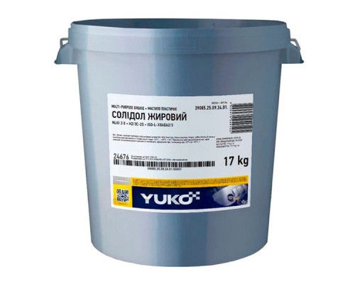 Мастило автомобільне Yuko Солідол Жировий 17кг (4820070249125)