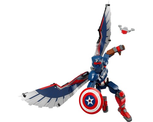 Конструктор LEGO Marvel Фігурка Сем Вілсон Капітан Америка (76296)