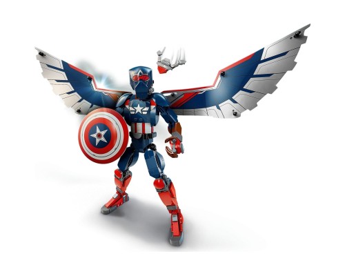 Конструктор LEGO Marvel Фігурка Сем Вілсон Капітан Америка (76296)