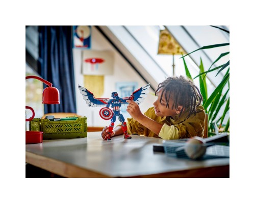 Конструктор LEGO Marvel Фігурка Сем Вілсон Капітан Америка (76296)
