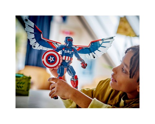 Конструктор LEGO Marvel Фігурка Сем Вілсон Капітан Америка (76296)