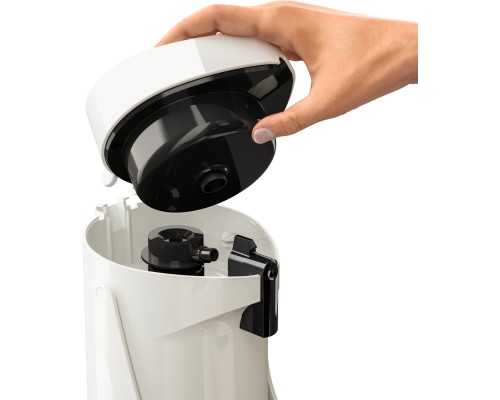 Термос Tefal Ponza Pump, 1.9л, пластик, скло, білий (K3140214)