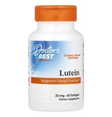 Антиоксидант Doctor's Best Лютеїн, 20 мг, Lutein, 60 капсул (DRB-00192)