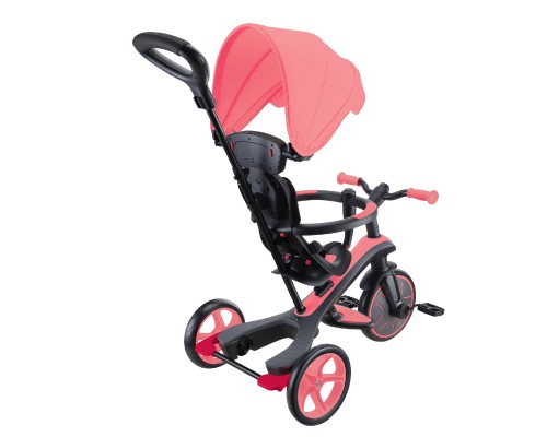 Дитячий велосипед Globber Explorer Trike 4 в 1, рожевий (634-110)