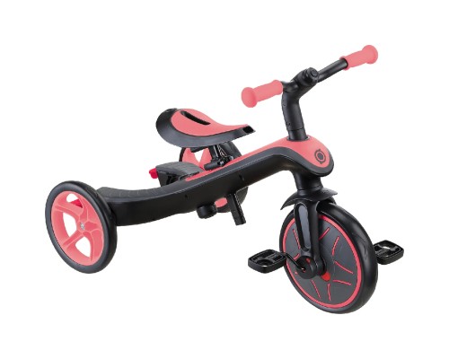 Дитячий велосипед Globber Explorer Trike 4 в 1, рожевий (634-110)