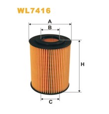 Фільтр масляний Wixfiltron WL7416