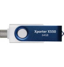 USB флеш накопичувач Patriot 64GB Xporter X550 USB 3.2/Type-C (PS64GX550AAD)