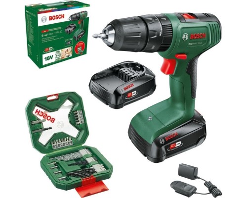 Шуруповерт Bosch EasyImpact 18V-40 18В 2х2Агод 2038Нм 0-4300-1630обхв кейс ЗП набір з (0.603.9D8.109)