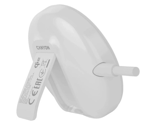 Зарядний пристрій Canyon wireless charger WS-105 15W Qi2 White (CNS-WCS105W)