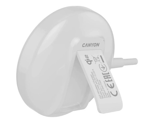 Зарядний пристрій Canyon wireless charger WS-105 15W Qi2 White (CNS-WCS105W)