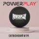 Масажний м'яч PowerPlay PP-4354 Silicone Lacrosse Ball (6.3см) Чорний (PP-4354_Black)