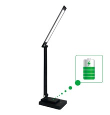 Настільна лампа Євросвітло LED акумуляторна Ridy-10-2-PWR 10 Вт чорна