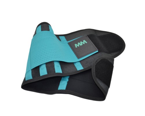 Пояс компресійний MadMax MFA-277 Slimming belt Black/turquoise L (MFA-277-TRQ_L)