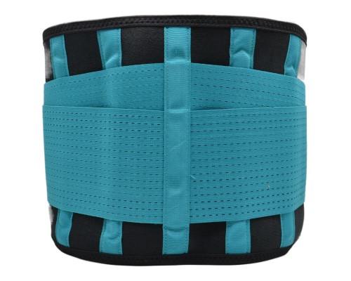 Пояс компресійний MadMax MFA-277 Slimming belt Black/turquoise L (MFA-277-TRQ_L)