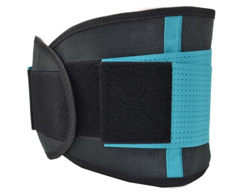 Пояс компресійний MadMax MFA-277 Slimming belt Black/turquoise L (MFA-277-TRQ_L)