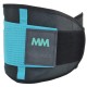 Пояс компресійний MadMax MFA-277 Slimming belt Black/turquoise L (MFA-277-TRQ_L)