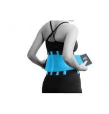 Пояс компресійний MadMax MFA-277 Slimming belt Black/turquoise L (MFA-277-TRQ_L)