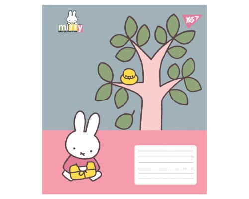 Зошит Yes Miffy Spring А5 12 аркушів коса лінія (767626)