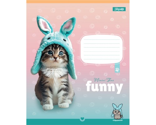 Зошит 1 вересня Funny Pets А5 12 аркушів лінія (768209)