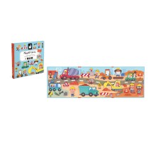 Розвиваюча іграшка Janod Магнітні історії Будівельний майданчик 30 елементів (J05454)