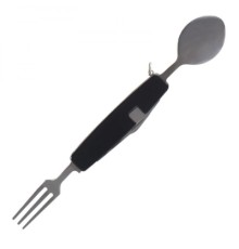 Набір туристичного посуду Easy Gifts 4 в 1 Pamplona чорний (81603)