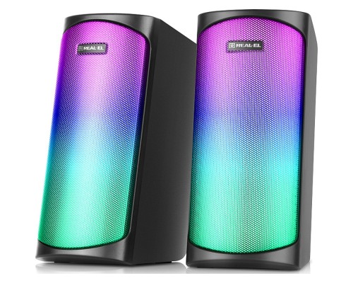 Акустична система REAL-EL S-135 USB Black (EL121100019)
