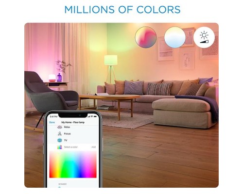 Світлодіодна стрічка WiZ LED 2700-6500K 1600Lm 2.0m RGB (929002524801)