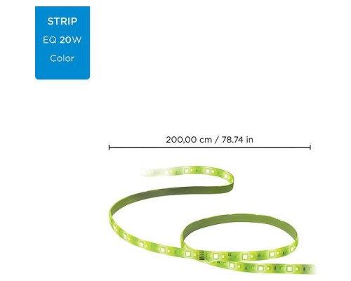 Світлодіодна стрічка WiZ LED 2700-6500K 1600Lm 2.0m RGB (929002524801)
