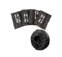 Чохол для зберігання автомобільних коліс Voltronic 4 шт діаметром 13-18 дюйми, Black