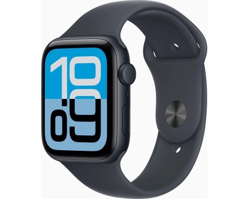 Смарт-годинник Apple Watch SE 3 GPS 44mm Midnight Aluminium Case with Midnight Sport Band - S/M (MEHN4RK/A)