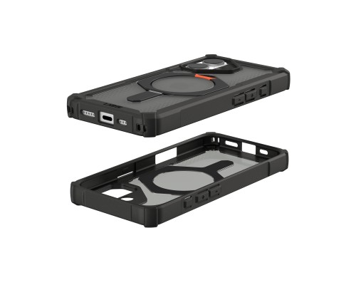 Чохол до мобільного телефона UAG iPhone 17 Plasma XTE MagSafe Black/Pop Orange (114526114097)