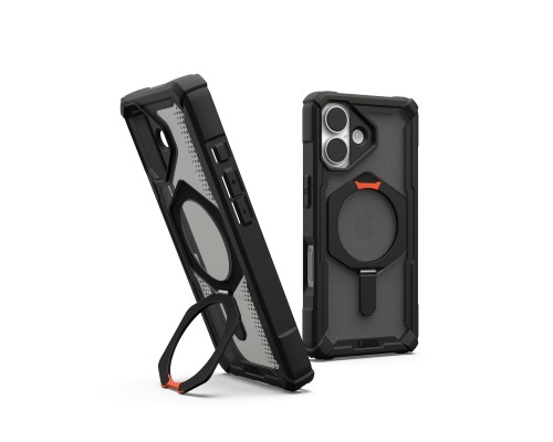 Чохол до мобільного телефона UAG iPhone 17 Plasma XTE MagSafe Black/Pop Orange (114526114097)