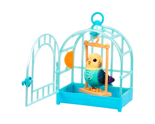 Інтерактивна іграшка Little Live Pets Хвилястий папужка Інді в клітці (26691)