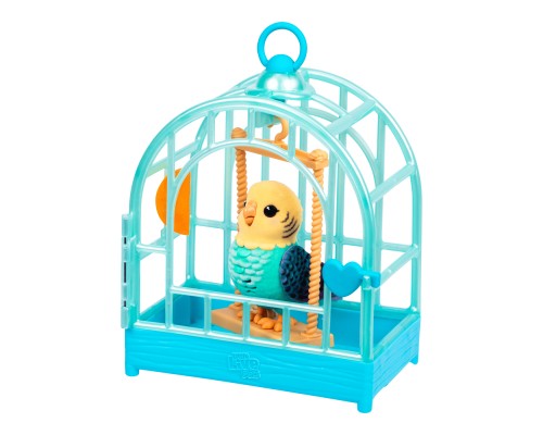 Інтерактивна іграшка Little Live Pets Хвилястий папужка Інді в клітці (26691)