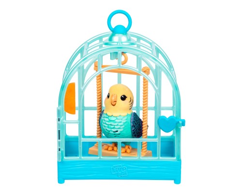 Інтерактивна іграшка Little Live Pets Хвилястий папужка Інді в клітці (26691)