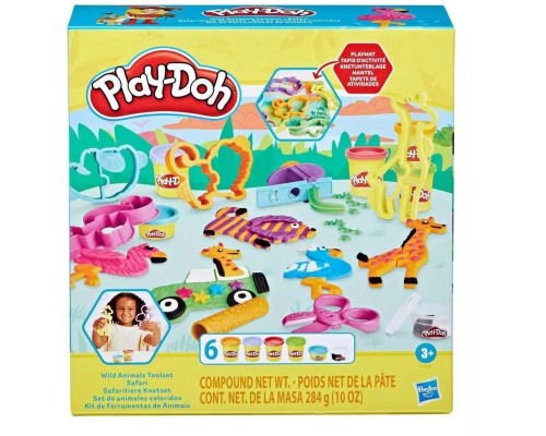 Набір для творчості Hasbro Play-Doh Сафарі (F7213)